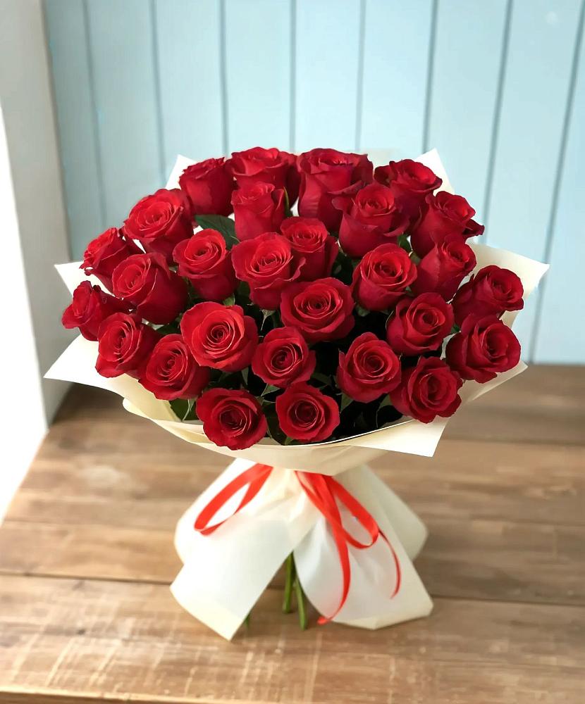 Букет 29 Красных роз в Замостье