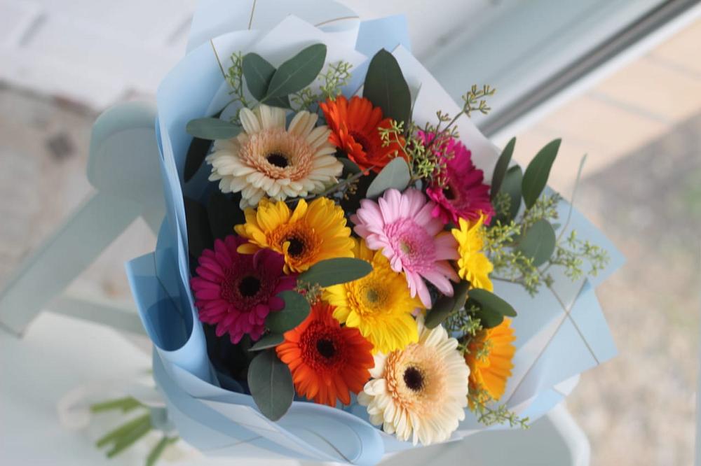 Букет цветов из: Герберы в Замостье