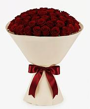 Букет 101 Бордовая роза Блэк Бакарра в Замостье