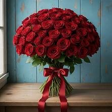 Букет Красные розы Блэк Меджик в Замостье
