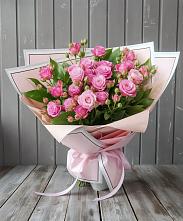 Букет Розовый кустик в Замостье