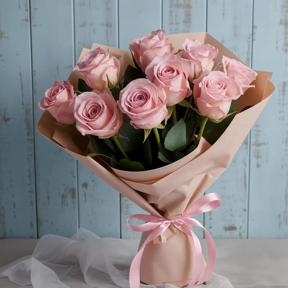 Букет цветов из: Розы в Замостье