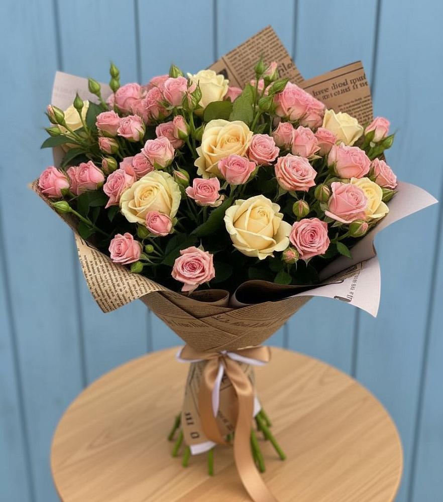 Букет цветов из: Розы в Замостье