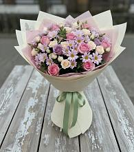 Букет цветов из:  Розы и Хризантемы в Замостье