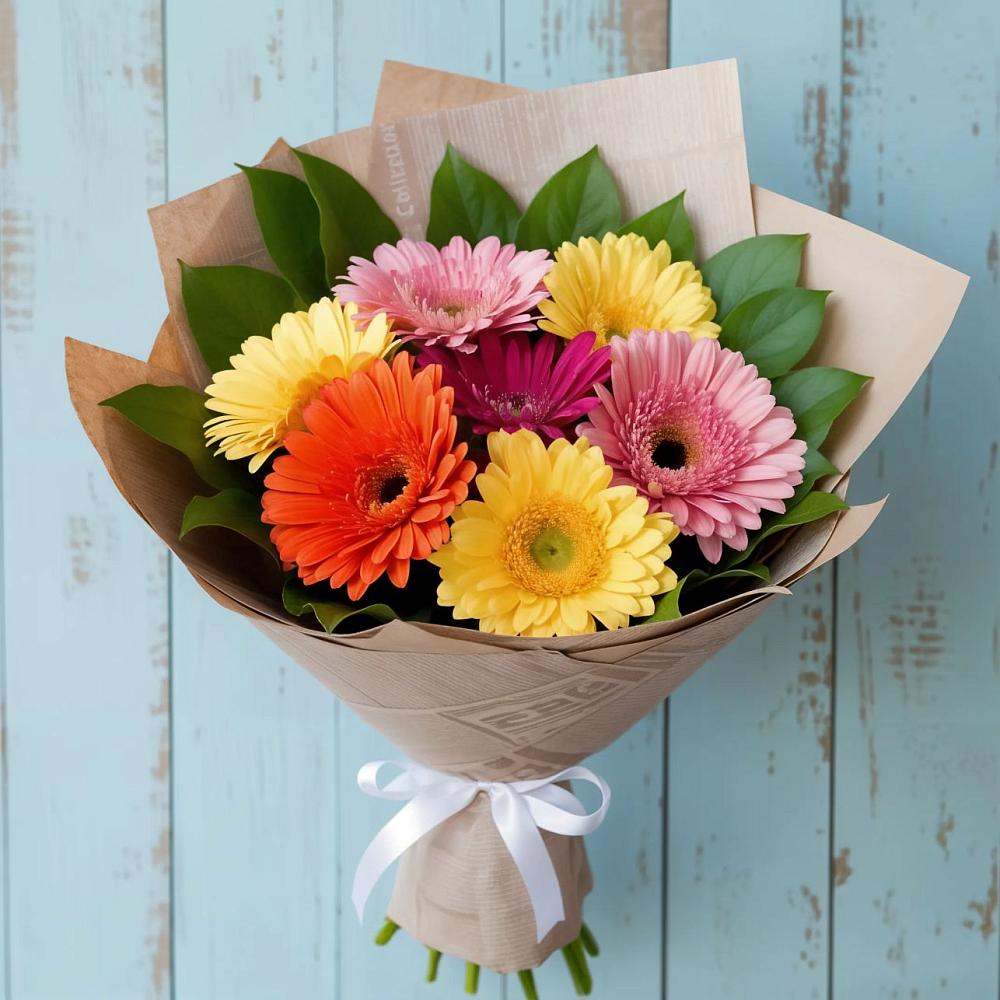 Букет цветов из: Герберы в Замостье