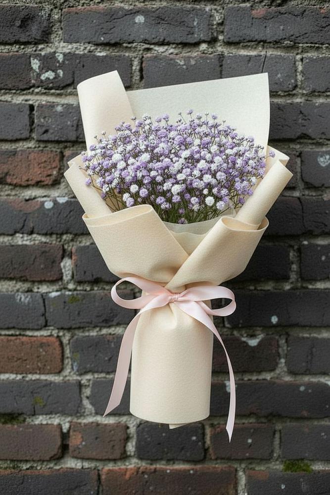 Букет цветов из: Гипсофила в Замостье