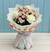 Букет цветов из:  Розы в Замостье