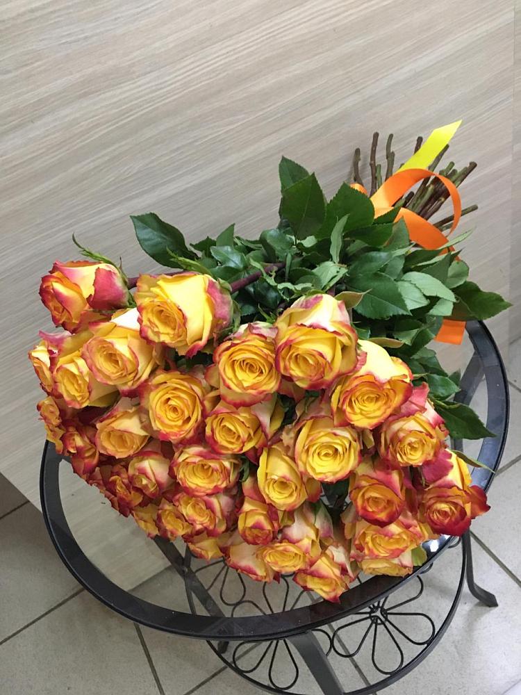 Букет Желтые розы в Замостье