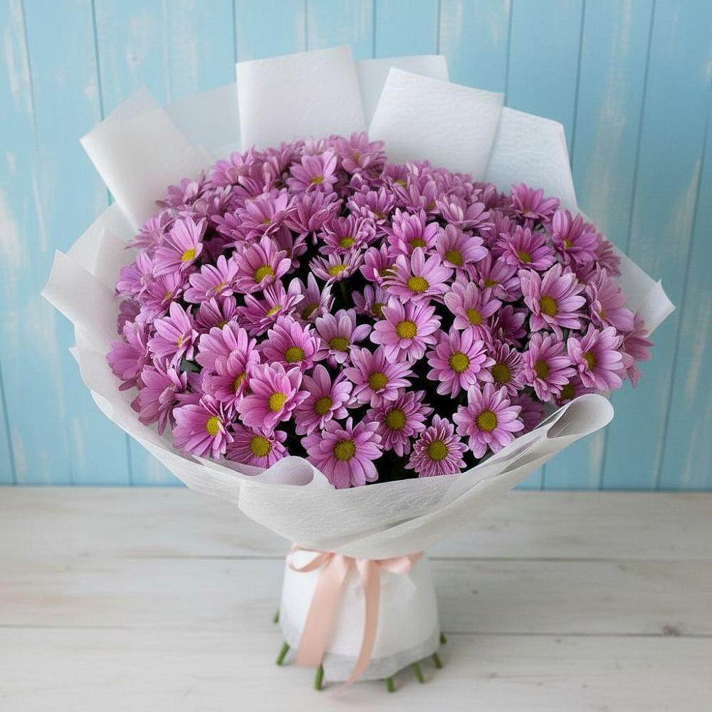 Букет цветов из: Хризантемы в Замостье