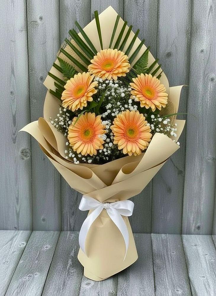 Букет цветов из: Герберы в Замостье