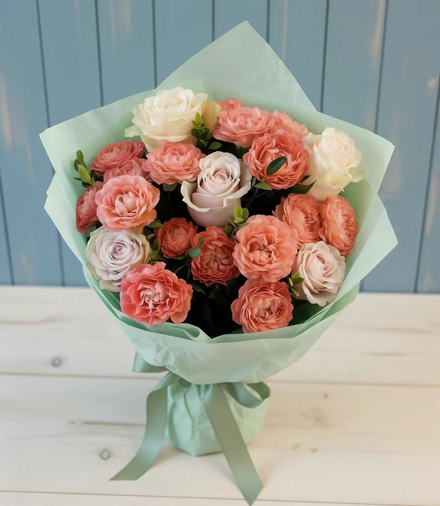 Букет цветов из: Розы в Замостье