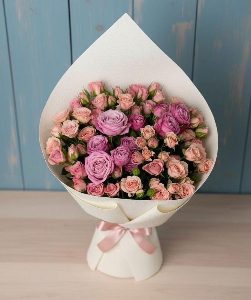 Букет цветов из: Розы в Замостье